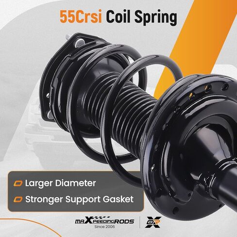 maXpeedingrods 1333375L 1333375R Front Strut for Toyota Camry 2012-2017 SE XSE 2.5L, 2Pc Shock Absorber Strut w/Coil Spring Assembly in Kuwait