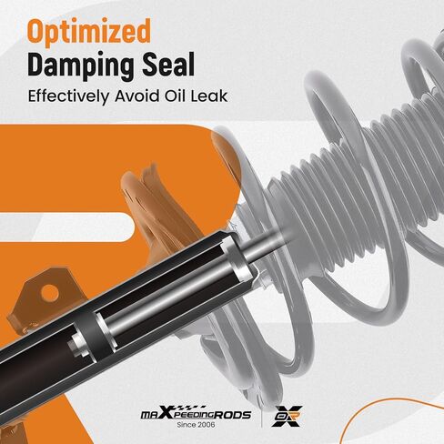maXpeedingrods 1333375L 1333375R Front Strut for Toyota Camry 2012-2017 SE XSE 2.5L, 2Pc Shock Absorber Strut w/Coil Spring Assembly in Kuwait