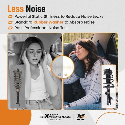 maXpeedingrods 1333375L 1333375R Front Strut for Toyota Camry 2012-2017 SE XSE 2.5L, 2Pc Shock Absorber Strut w/Coil Spring Assembly in Kuwait