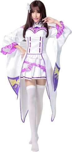 طوكيو-تي ري زيرو إميليا زي تنكري انمي ياباني أغطية الرأس الجوارب مجموعة (US6-8) in Kuwait