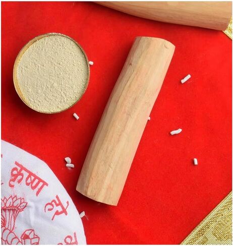 White Chandan Sticks for Puja Pooja Tilak Tika Tikka Safed Sandalwood Chandan Ki Lakdi Aroma Incense Meditation Yoga Spa|Hawan/Havan Religious Spiritual Incense Holy Sticks (20-25 Grams) in Saudi Arabia