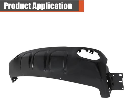 labwork Front Bumper Face Bar Lower Skid Valance Black Replacement for R-am 1500 Re-bel 2019-2024 PGX5ZB470C00U in Saudi Arabia
