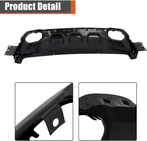 labwork Front Bumper Face Bar Lower Skid Valance Black Replacement for R-am 1500 Re-bel 2019-2024 PGX5ZB470C00U in Saudi Arabia