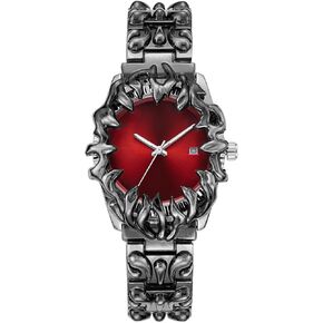 ساعة بينتايم للرجال - ساعة يد فريدة من نوعها من الفولاذ المقاوم للصدأ، حركة كوارتز كلاسيكية مقاومة للماء مع قرص مضيء والمزيد من الخيارات in Kuwait