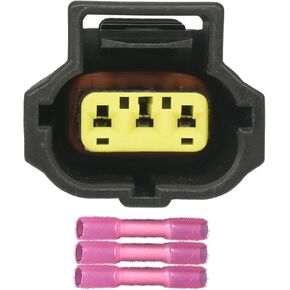 Fuel Pressure Sensor Connector Pigtail Plug S-821 1P1243 3U2Z-14S411-ESAA WPT-118 Fit for Ford F150 Fit for Heritage Explorer Taurus Focus E-150 E-250 Club Wagon Mustang 99-07 17-18, 3 Pin in Kuwait