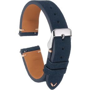 HARFINGTON Suede Leather Strap Watch Bands Quick Release Vintage Watch Straps Classic Watchband for Men Women Replacement in Saudi Arabia