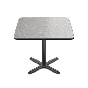 OEF Café Table, 30" Height, Mahogany/Black Frame in Kuwait