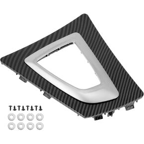 غطاء إطاري للوحة ناقل الحركة لسيارات BMW 3 4 Series F30 F31 F34 F35 F32 F33 F36 No.51169234131 لوحة تحكم مركزية باللون الأسود والفضي in Kuwait