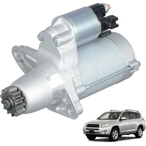 New Starter Motor 17825 Compatible with Toyota Camry Highlander RAV4 Avalon Sienna Solara Venza, Lexus ES300 ES350 RX330 RX350, Scion TC XB Replace OE 428000-5870 228000-9900 SND0347 in Kuwait