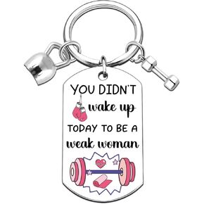 Ibiwe Gym Accessories for Women Fitness Gifts for Women Men Sports Lover Present Keychain Weight Loss Weightlifting Gift for Bodybuilder Funny Gym Workout Juwelry in Kuwait