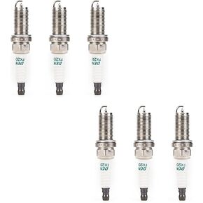 6-Pcs Compatibile with Lexus/Toyota Spark Plugs 90919-01249 for Denso FK20HBR11 3473 IS GS LS in Kuwait