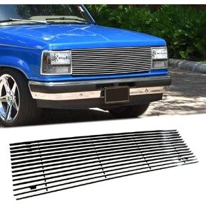 الشبكة الأمامية تناسب 89-92 Ford Bronco 2/Ranger 90-94 Explorer الشبكة الرئيسية العلوية (الكروم) in Kuwait