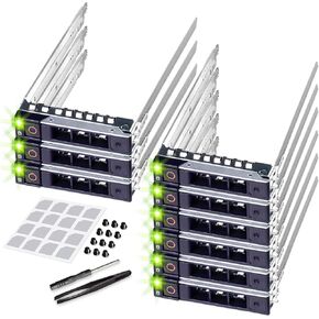 3-Pack 2.5" Hard Drive Caddy - Compatible for Dell PowerEdge Servers - 14-16th Gen T560 R660 R6615 R6625 R7615 R7625 R760 R760xs R760xa R860 R960 and more - SSD SAS SATA NVMe Tray in Saudi Arabia