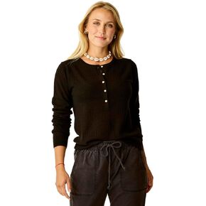 Carve Designs Womens Amara Pointelle Sweater in Kuwait