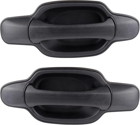 ECCPP Exterior Door Handles 2004-2008 for Chevy for Colorado Outer Replacement Rear Driver Passenger Door Handles 2pcs Black 79318,25802004,15243678,15243678,97319319,25875523,8258755230,GM1520114 in Saudi Arabia
