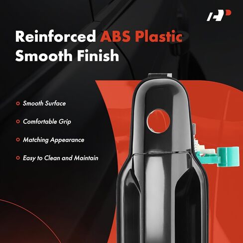 A-Premium Front Right Passenger Side Exterior Door Handle Compatible with Kia Sorento 2003-2009, Black, Replace# 826603E040 in Saudi Arabia