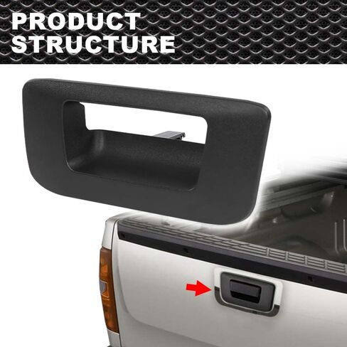 Tailgate Handle Bezel Compatible with 2007-2014 Chevy Silverado/GMC Sierra GM1916107 in Saudi Arabia