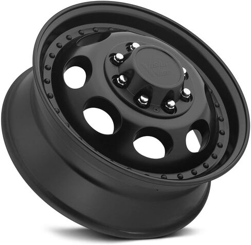 Vision 181 Hauler Dually Front 17x6.5 8x200 Matte Black Wheel Rim 17" Inch in Saudi Arabia