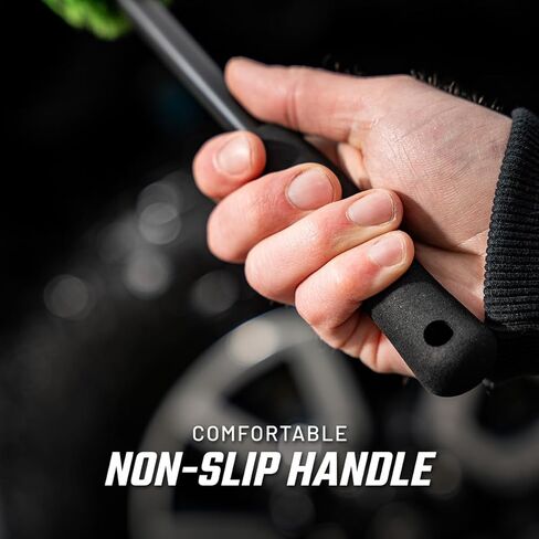 Slick Products Premium Non-Scratch Wheel Brush – Bendable Soft Bristle Rim & Wheel Cleaner for Cars, Trucks, SUVs, Off-Road Vehicles – Safe on Painted, Powder Coated & Chrome Wheels in Kuwait