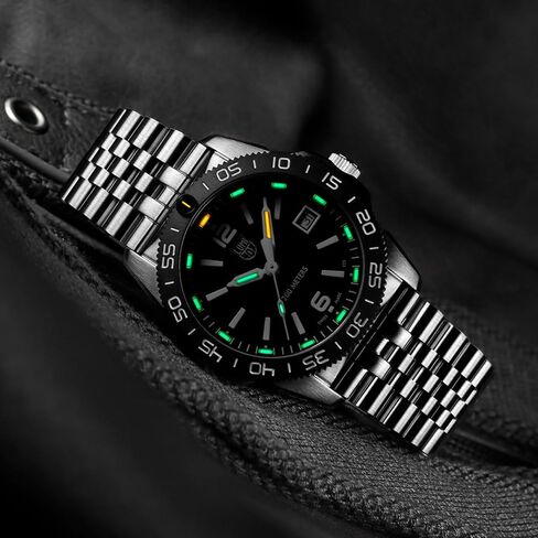 Luminox - Pacific Diver Ripple 39mm - Mens Watch - Dive Watch for Men - Swiss Quartz - 200M Water Resistant - Sapphire Crystal - Stainless Steel Case - Unidirectional Bezel - Watches for Men in Saudi Arabia