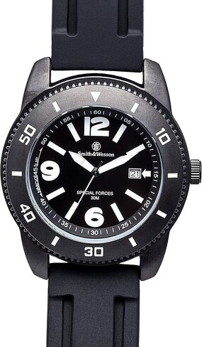 Smith & Wesson Paratrooper Men's Watch, 3ATM, Stainless Steel Caseback, Japanese Movement, Tactical Watch, Scratch Resistant, 45mm, Christmas Gift in Saudi Arabia
