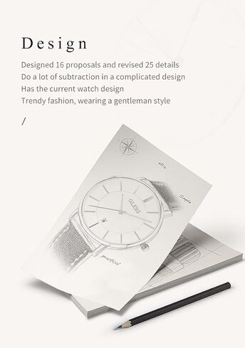 OLEVS Mens Watches Date Ultra Thin Minimalist Fashion Casual Analog Quartz Watch Slim Simple Big Face Waterproof Dress Wrist Watches with Leather Band for Men in Saudi Arabia