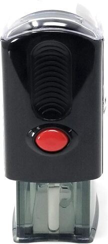Custom Self Inking Rubber Stamp - 3 Line (RED) in Kuwait