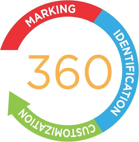 Custom Self Inking Rubber Stamp - 3 Line (RED) in Kuwait