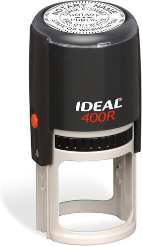 Round Notary Stamp for State of Washington | Self Inking Unit - Ideal 400r with Advanced Durability in Saudi Arabia