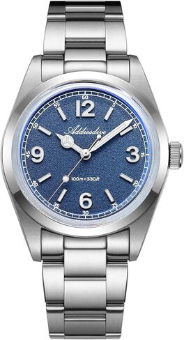 ADDIESDIVE 36 MM Mens Wrist Watch VH Quartz Sweep Second K1 Bubble Glass Luminous 100 M Waterproof Minimalist Unisex Watches in Saudi Arabia