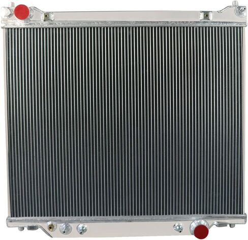 Replacement for 1995 1996 1997 Ford F-250 F-350 F-59 7.3l Powerstroke V8 Diesel | 4-Row Aluminum Radiator in Kuwait