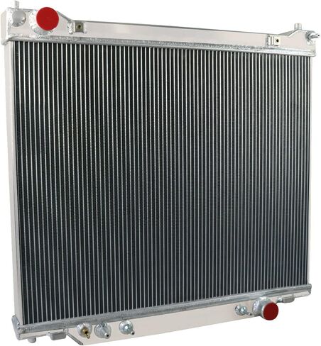 Replacement for 1995 1996 1997 Ford F-250 F-350 F-59 7.3l Powerstroke V8 Diesel | 4-Row Aluminum Radiator in Kuwait