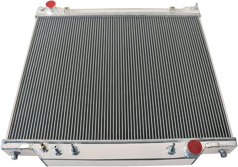 Replacement for 1995 1996 1997 Ford F-250 F-350 F-59 7.3l Powerstroke V8 Diesel | 4-Row Aluminum Radiator in Kuwait