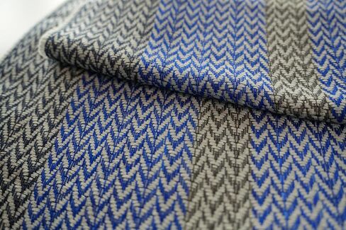 Baby Alpaca Scarf For Women. Beautiful Fashion Accessory Made In Peru. Extremely Soft, Warm and Hypoallergenic (Grey and Blue) in Kuwait