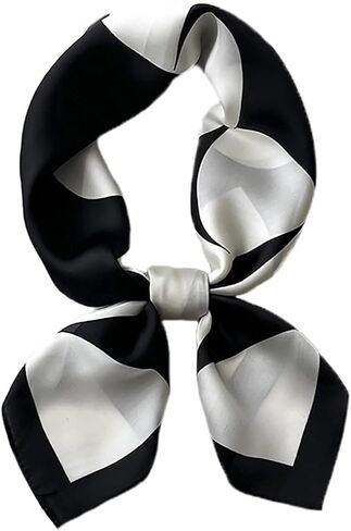 Satin Scarves for Women 27.5 × 27.5 inches Medium Square Elegant Silk in Saudi Arabia