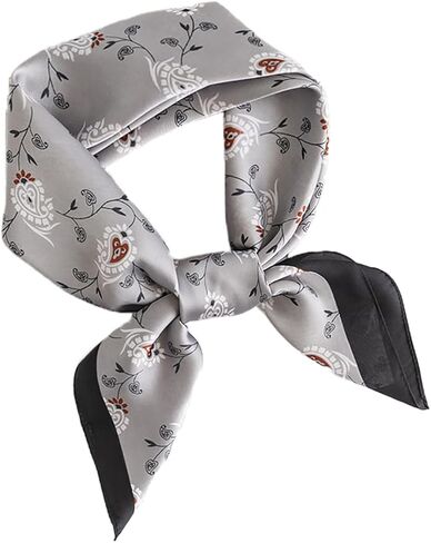 Satin Scarves for Women 27.5 × 27.5 inches Medium Square Elegant Silk in Saudi Arabia