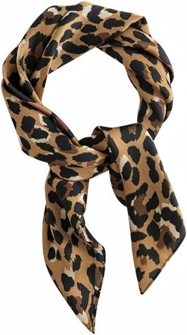 Satin Scarves for Women 27.5 × 27.5 inches Medium Square Elegant Silk in Saudi Arabia