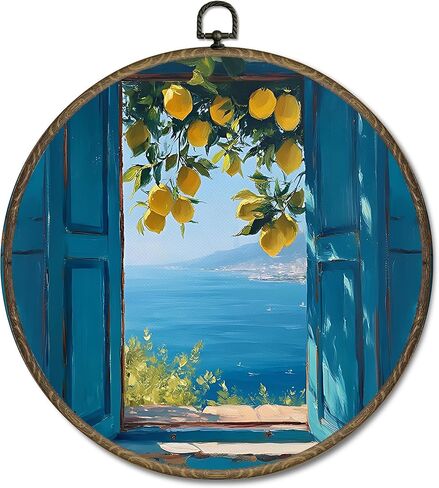 OINDADE Cottagecore Hen Chicken Oval Wall Art Decor, Vintage Farmhouse Chick Wall Art Hanging Decor, Cottage Core Farm Animal Framed Canvas Artwork for Home Kitchen Living Room, 8.8x11.5in in Kuwait