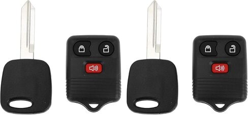 X AUTOHAUX 2 قطعة 315 ميجا هرتز CWTWB1U345 دخول بدون مفتاح عن بعد الإشعال المستجيب مفتاح فوب لفورد F-150 F-250 F-350 1998-2003 لفورد إكسبلورر 1998-2000 4C رقاقة 3 أزرار in Kuwait