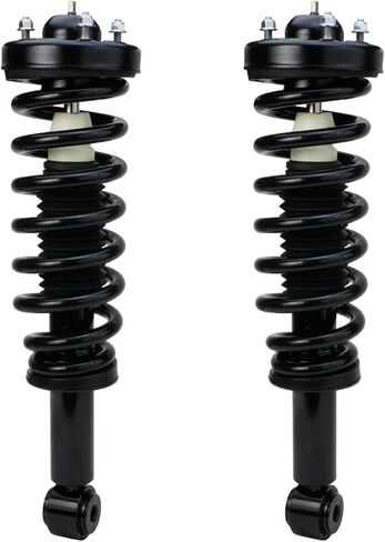 Detroit Axle - 12pc Front End Kit for Ford 2007-2013 Expedition Lincoln Navigator, 2 Struts with Coil Spring 2 Upper Control Arms 2 Sway Bars 4 Outer Inner Tie Rods 2 Lower Ball Joints Replacement in Saudi Arabia