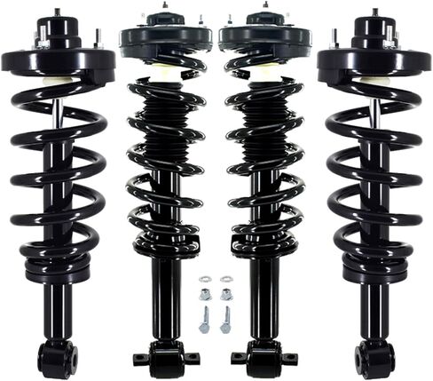 PM Auto Set of 4 Front-Rear Quick Complete Strut and Coil Spring Compatible With 2014-2017 Lincoln Navigator W/L in Saudi Arabia