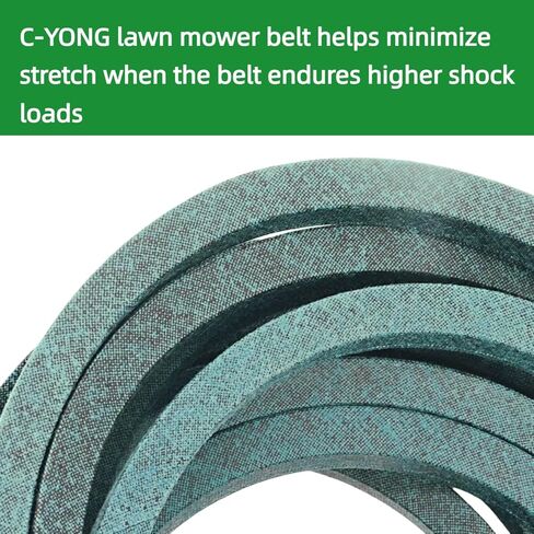حزام محرك 1/2 بوصة × 25.5 بوصة لـ Troy-Bilt MTD 754-04090 1916657 GW-1916657 954-04090 Pony ES Horse Bronco Mini Colt 400 in Kuwait