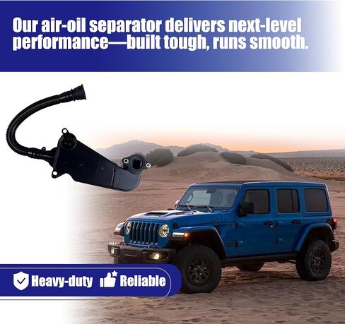 مجموعة فاصل الزيت لسيارة Ford F250 F350 Super Duty 6.7L 2023-2026 أو 2011+ Powerstroke Diesel - PCV CCV Vent Valve Engine Crankcase استبدال PC3Z-6A785-A PC3Z6A785A in Saudi Arabia
