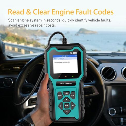 Panlong OBD2 Scanner Car OBDII Code Reader Scan Tool Turn Off Check Engine Light in Saudi Arabia