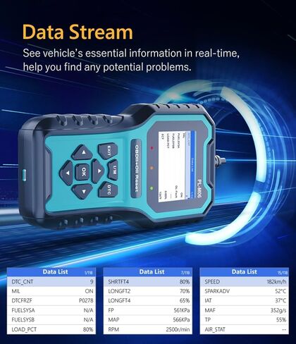 Panlong OBD2 Scanner Car OBDII Code Reader Scan Tool Turn Off Check Engine Light in Saudi Arabia