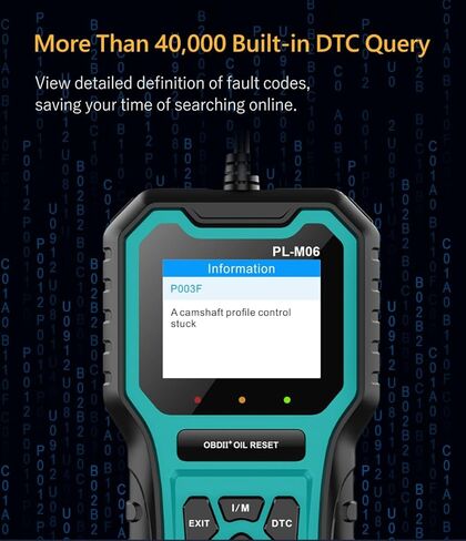 Panlong OBD2 Scanner Car OBDII Code Reader Scan Tool Turn Off Check Engine Light in Saudi Arabia