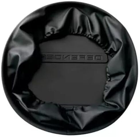 Spare Tire Cover fits for Land Rover Defender 110 90 130 2020 2021 2022 2023 2024 2025 ABS Spare Tyre Wheel Cover Protector (Pangea Green+Gloss Black+Black Letter) in Kuwait