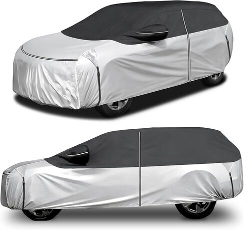 Cartist 420d Car Cover Fits for Dodge Challenger 2008-2025 2026, All Weather Car Covers Outdoor for Challenger Accessories, Waterproof, with Zipper & Reflective Safety Strips in Saudi Arabia