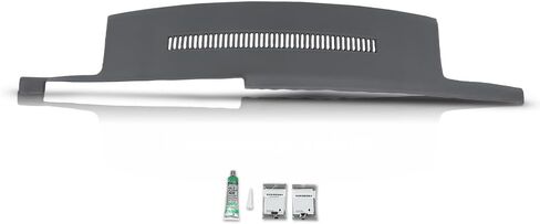 غطاء لوحة القيادة متوافق مع Chevy & GMC C1500 C2500 C3500 K1500 K2500 K3500 1988-1994 Fit Chevy C1500/2500/3500 Suburban/Blazer وGMC Yukon 1992-1994 مادة TPE رمادية in Saudi Arabia