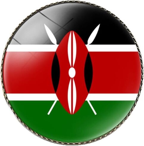 NIUYIBAO Africa2 Flag Pin Lapel Enamel Pins for Backpacks Hat Waving Flag Brooch Pin Badge for Men Women in Kuwait